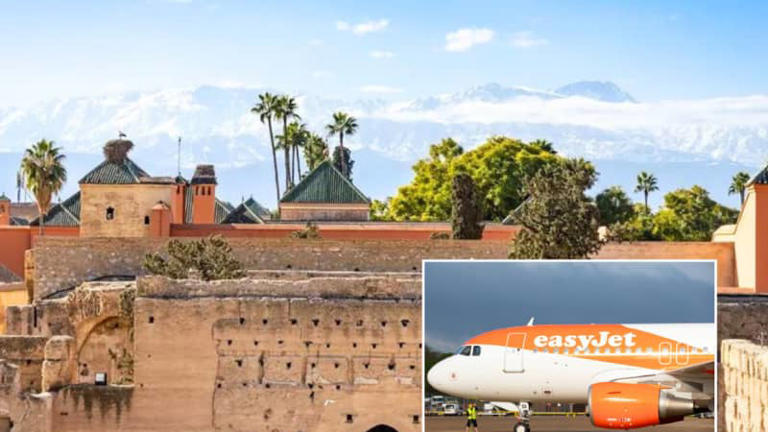 easyJet launches new routes from UK airports to holiday hotspots in France, Morocco and more