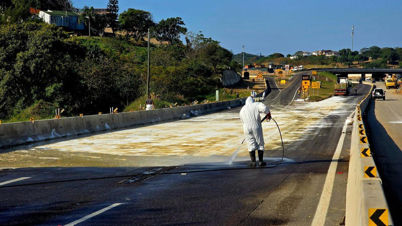 the n3 highway reopens after chemical spillage