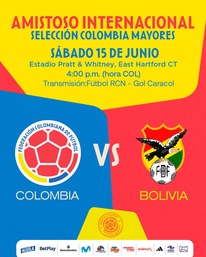 colombia vs. bolivia: horario y canal confirmado del amistoso previo a la copa américa 2024