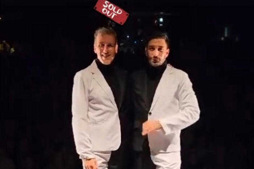 giovanni pernice sends message to fans as he returns to work with anton du beke after strictly axe