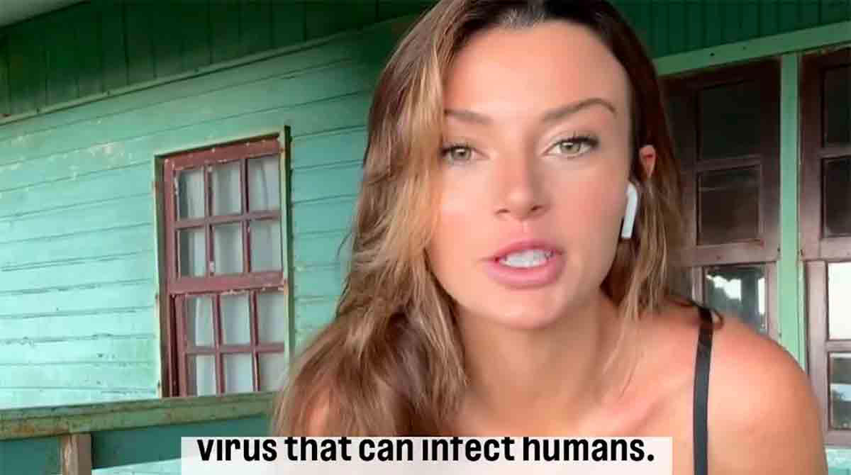 video: verdens smukkeste videnskabskvinde viser frygtelige symptomer efter at have fået sygdom fra myg