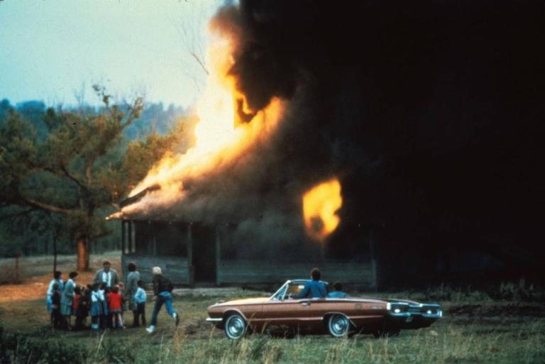 <p>Coppola is known for being as realistic as possible in his films, so it's no surprise that the fire when Johnny and Ponyboy save the kids from the church fire is real. Coppola repeatedly asked the technician to keep adding more fire to the church, which is when things started to get out of control. </p> <p>The fire spread to the steeple and soon became too hard to contain. Luckily, the local fire department was on the scene to help, and a rainstorm helped to put out the flames. </p>