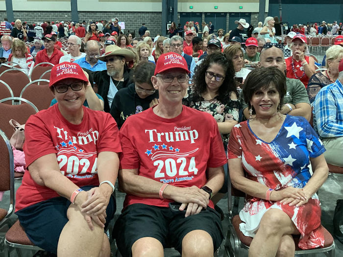 trump supporters gathering in west palm beach have a birthday wish — another term as president
