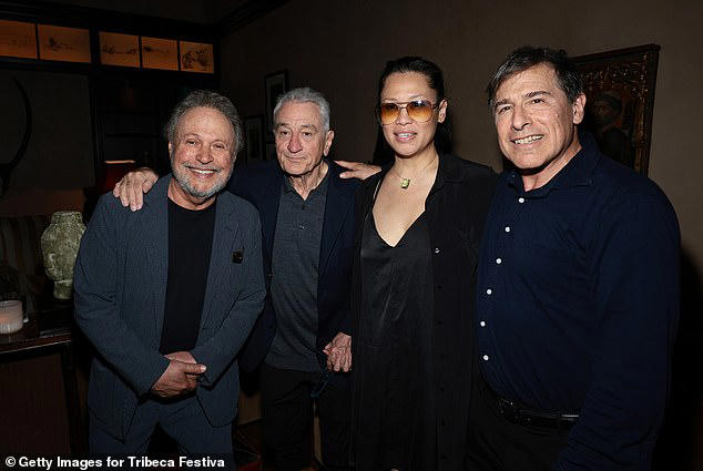 robert de niro, 80, reunites with quentin tarantino, 61, during jackie brown screening at 2024 tribeca film festival in nyc... 27 years after oscar-nominated movie's release