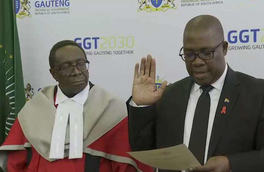 gauteng legislature | panyaza lesufi reelected gauteng premier