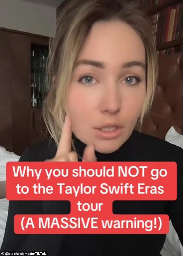 Stephanie Matto, who appeared in the TLC reality series in 2020, sparked outraged after she posted a video to TikTok detailing some of the negative aspects to attending the Eras Tour