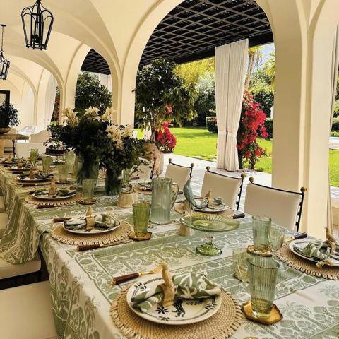 sofia vergara tiene el ‘table setting’ perfecto para un ‘brunch’ de primavera
