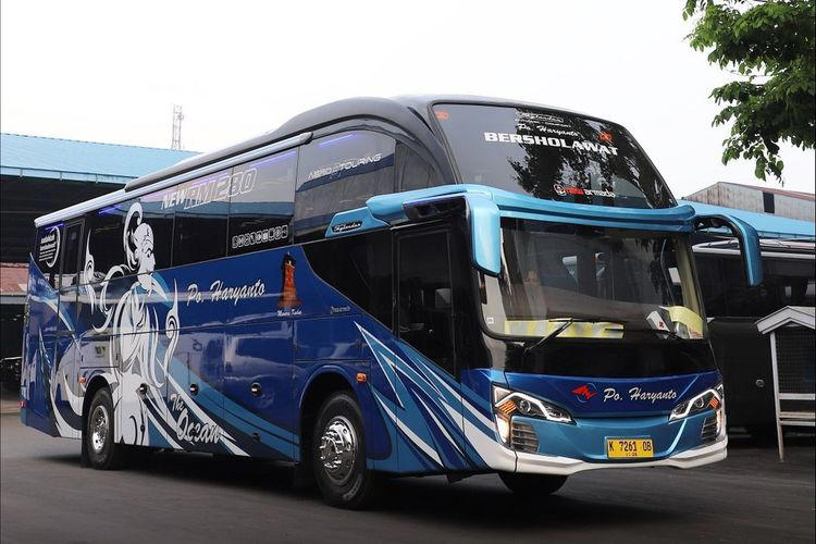 bus baru po haryanto, kembali pakai skylander r22 dari new armada