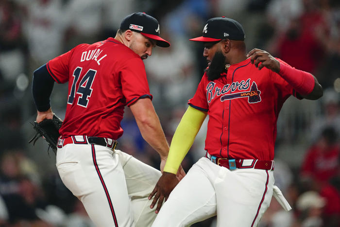 riley, ozuna lead hitting revival in braves' 7-3 win over rays, helping sale improve to 7-0 at home