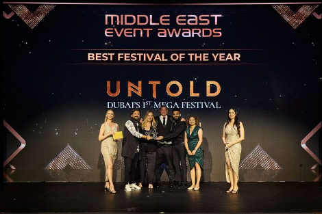 untold dubai crowned as the best festival of the year by the middle east event awards 2024