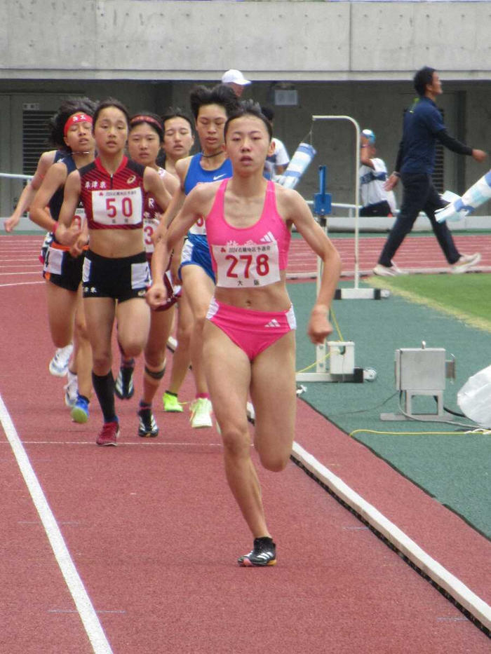 久保凜、近畿2冠に前進 800m準決勝は2周目ペース緩めて2分8秒93で決勝進出