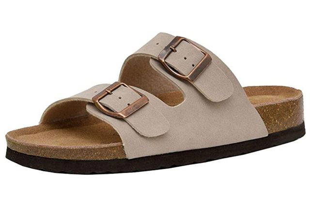 amazon, i pack these comfy, pillow-like sandals every time i travel — and they're nearly 50% off right now at amazon