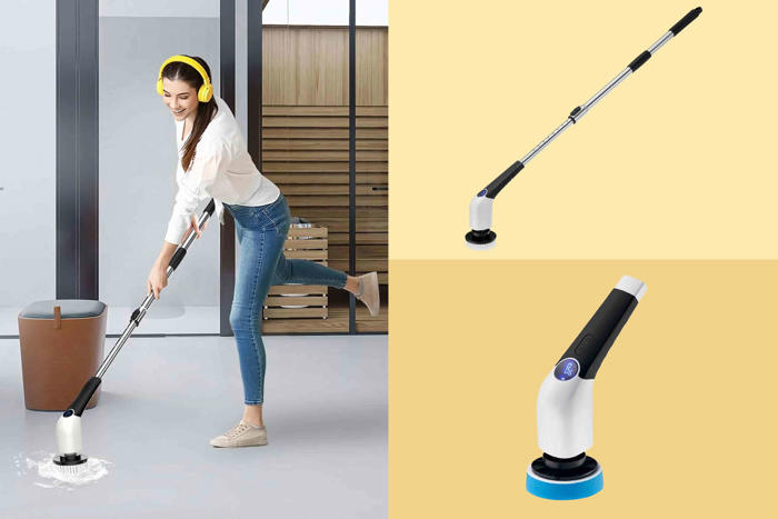amazon, this electric spin scrubber is so powerful, it removed grout stains my professional cleaners couldn’t