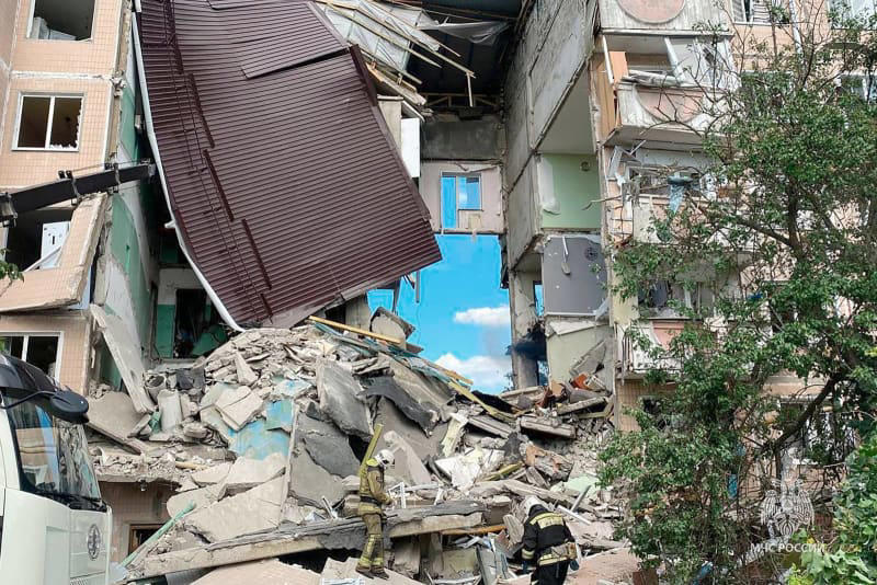 ロシア西部、砲撃で5人死亡 住宅損壊、無人機攻撃も