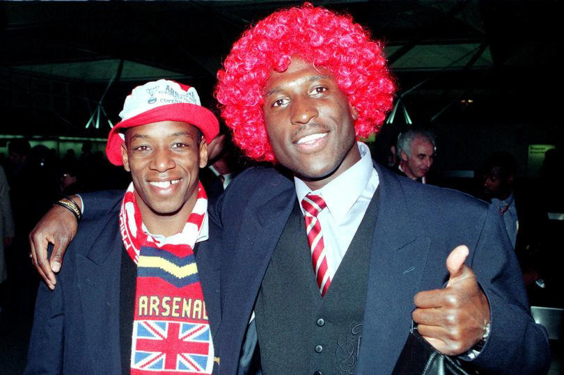 ian wright fights back tears on live tv in emotional tribute to kevin campbell