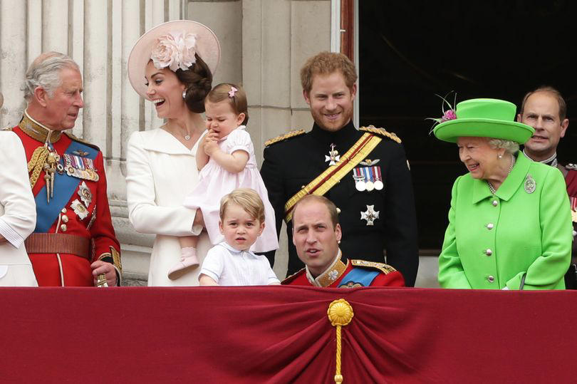 queen's three words scolded prince william in trooping the colour balcony rebuke