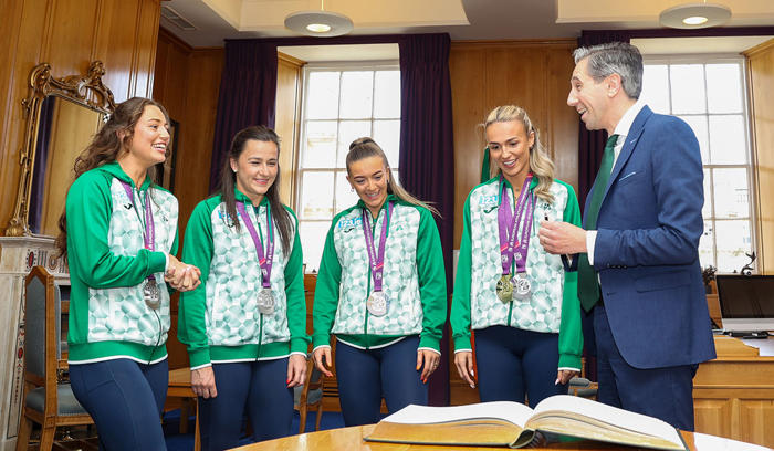 silver service from 'delighted' taoiseach as he hails ireland's triumphant athletes