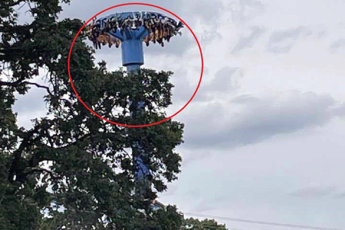 30 trapped dangling upside down from amusement park ride for half an hour in us’ oregon, rescued