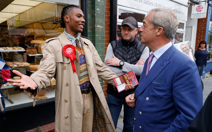 mapped: how nigel farage is taking the reform fight to labour on the campaign trail