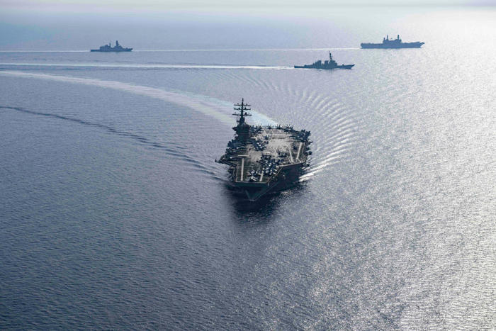 microsoft, carrier strike group commander who oversaw 'unprecedented' red sea battle says the us navy needs to make sure it's ready for a drone fight