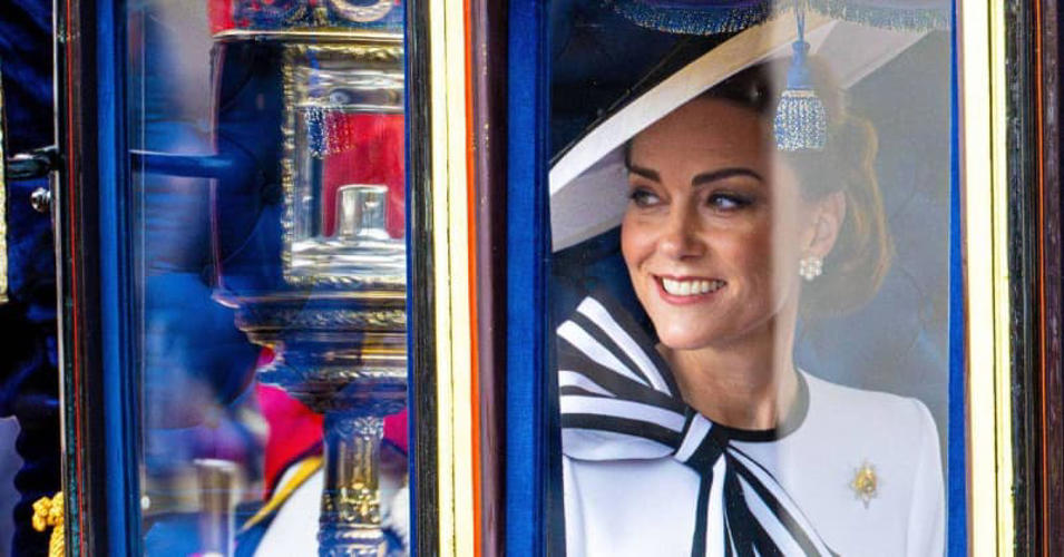 Kate Middleton Stuns at Trooping the Colour! Princess of Wales Stands Out at First Royal Event Since Cancer Diagnosis