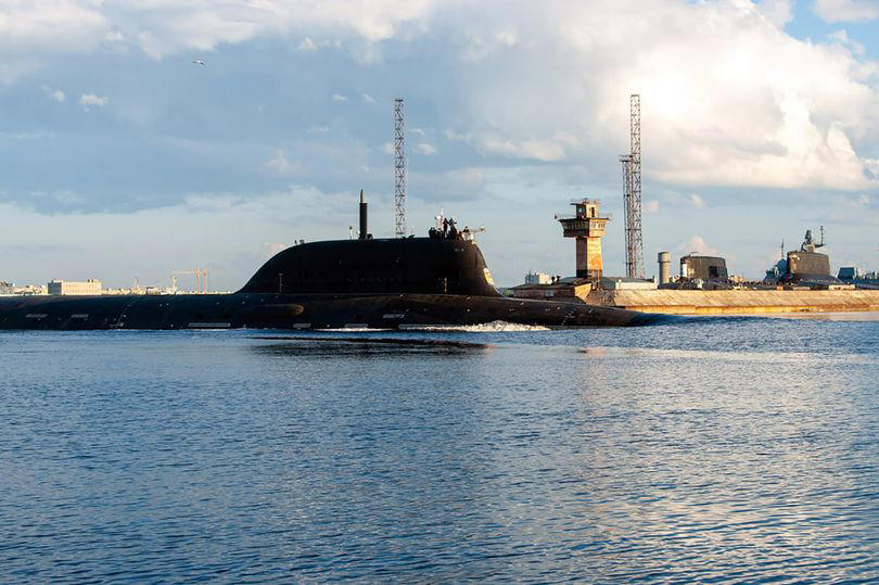 vladimir putin’s newest nuclear stealth submarine secretly begins trials at sea