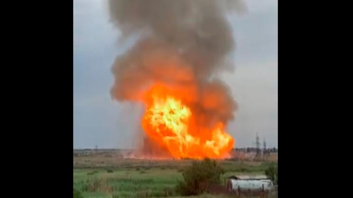 ρωσία: αναφορές για ισχυρή έκρηξη σε εγκατάσταση αποθήκευσης αερίου - δείτε βίντεο