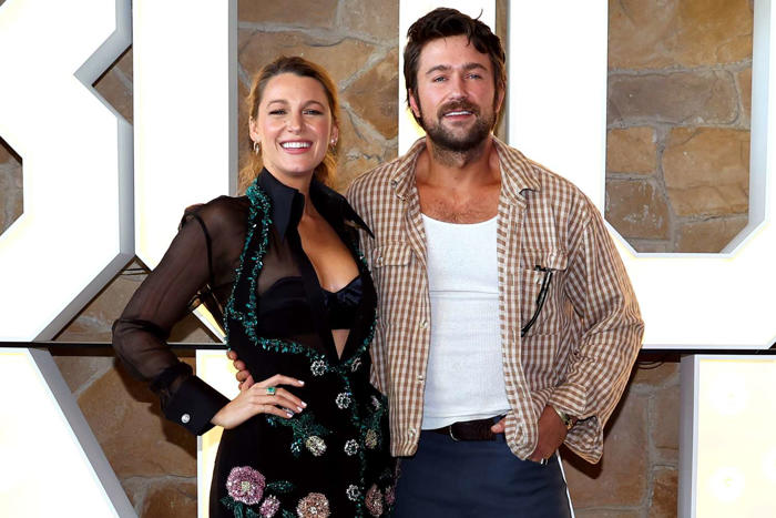 blake lively and brandon skelnar dish on bringing“ it ends with us” characters to life: 'it’s been a trip'