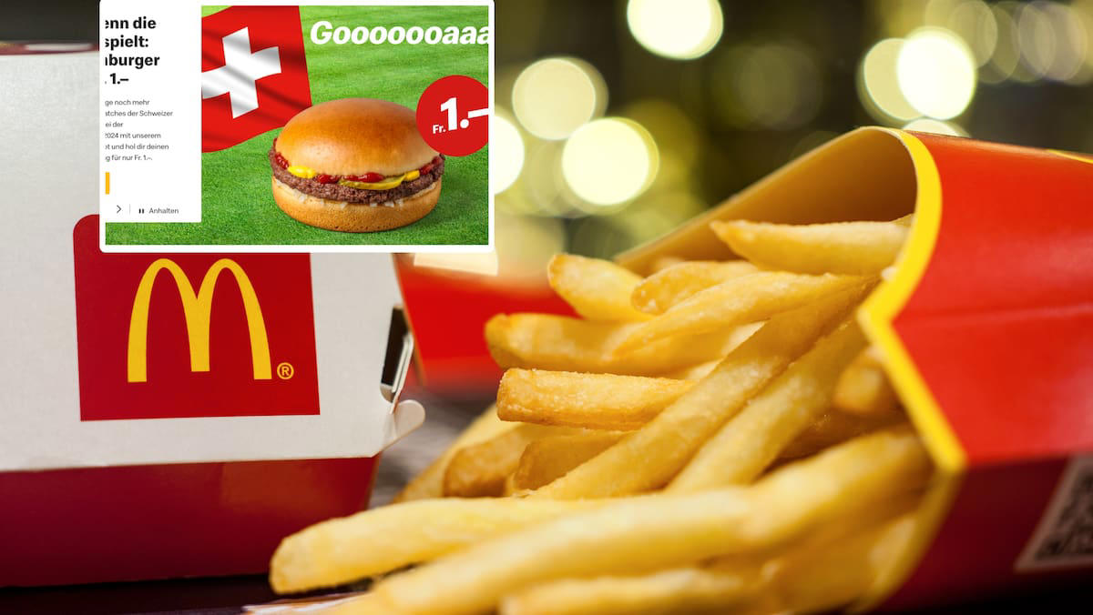 hamburger für einen stutz: die em-aktion von mcdonald's hat einen grossen haken