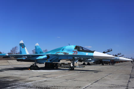 Satellite Images Show Aftermath of Hit on Russian Airfield Hosting Su-34s<br><br>