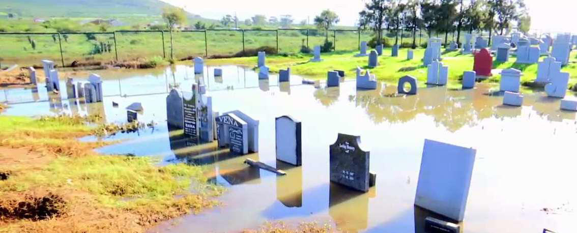 kariega cemeteries severely damaged by floods