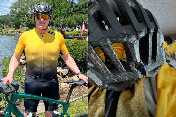 gordon ramsay says he’s ‘lucky to be here’ after ‘really bad’ bicycling accident: my helmet ‘saved my life’