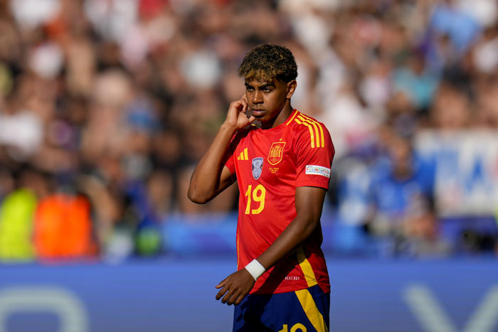 spain's lamine yamal, 16, becomes youngest player to appear, set up goal at european championship