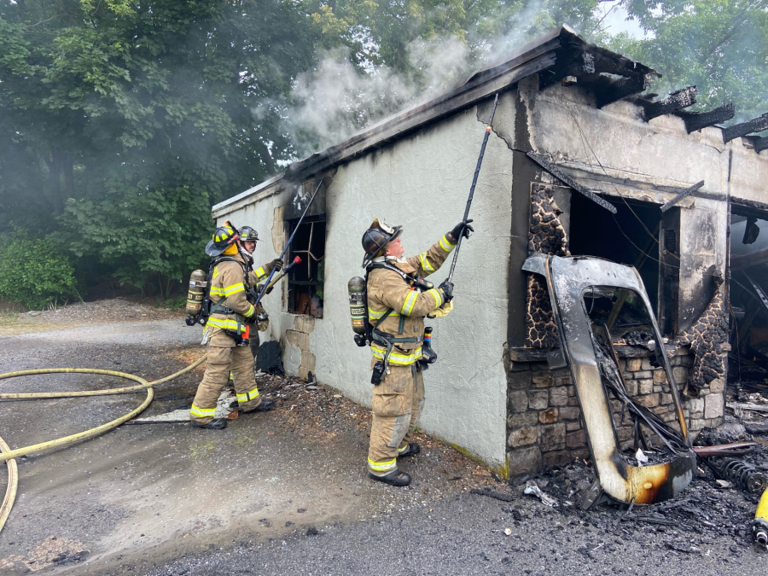 Flames wreck Mount Joy business