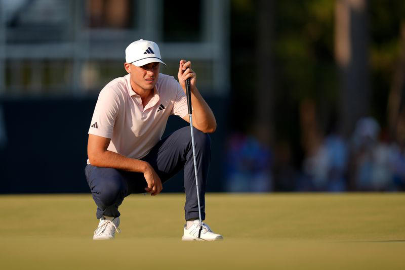 golf-swede aberg under pressure in u.s. open third round