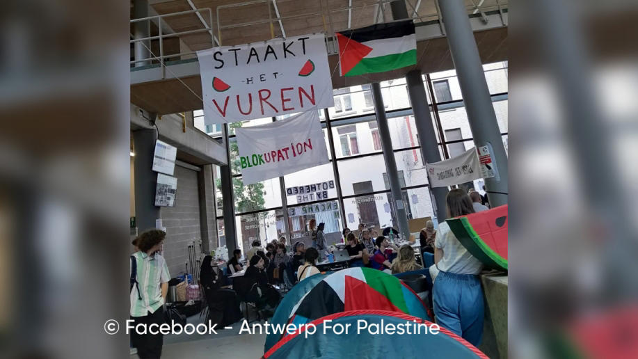 l'université d'anvers va saisir la justice contre des activistes pro-palestiniens