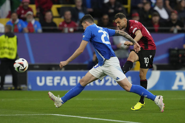 albania scores after 23 seconds for quickest ever goal at the european championship