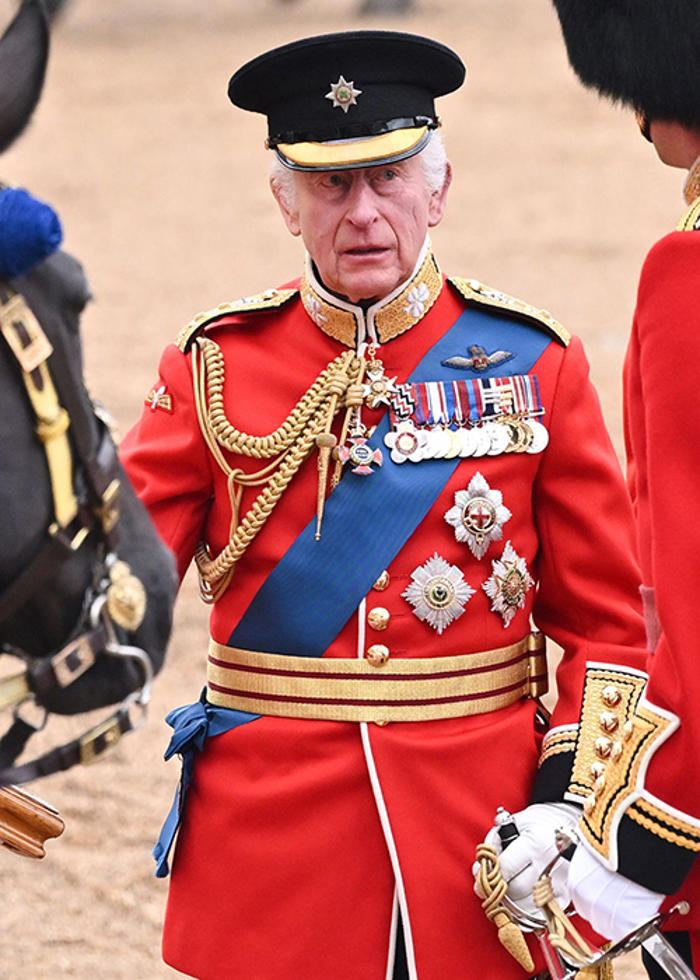from the music to the king's uniform! all the irish nods at trooping the colour 2024
