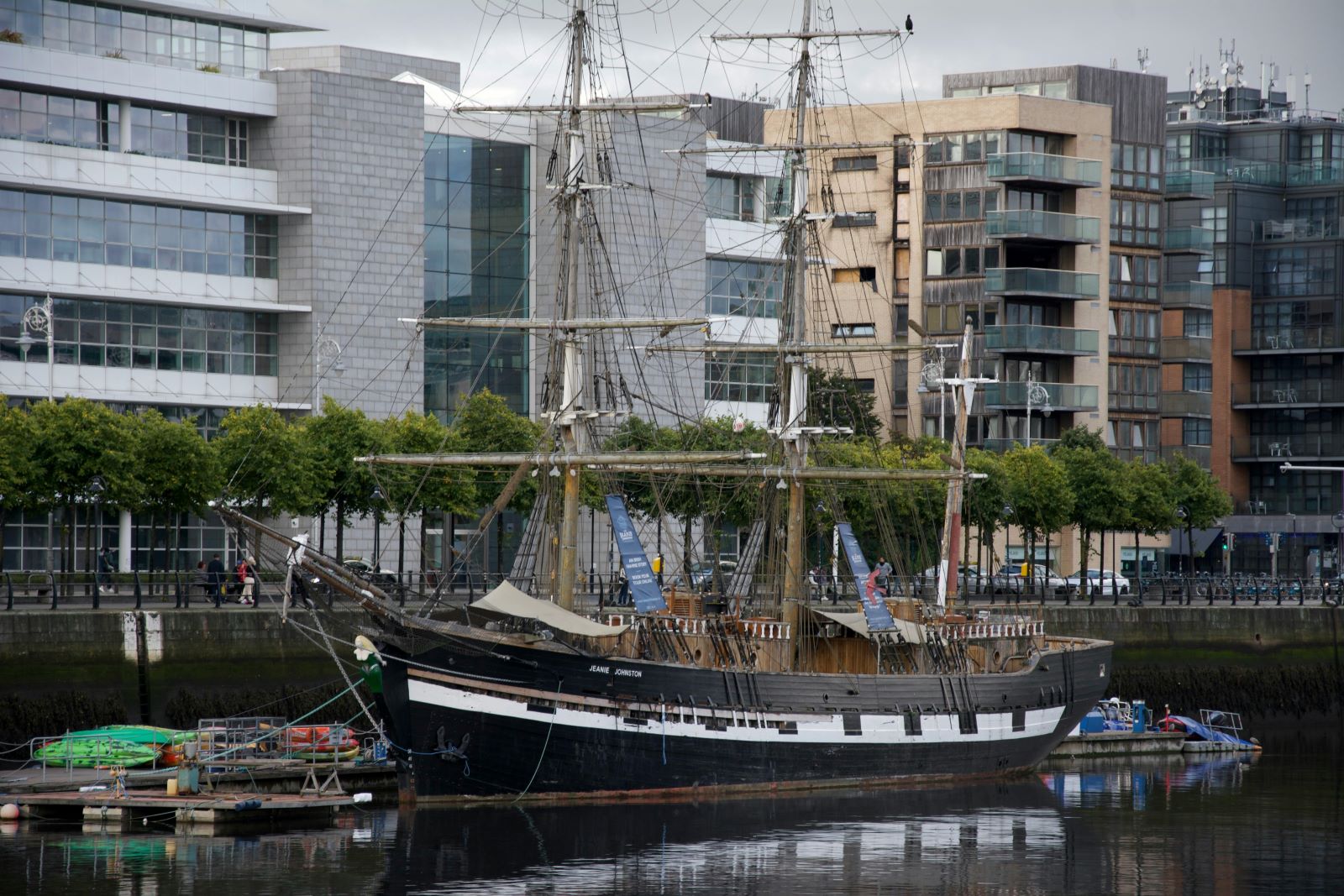 <p class="wp-caption-text">Image Credit: Pexel / Alexander Kaliberda</p>  <p>Visit the Jeanie Johnston, a replica of a famine ship that transported emigrants to North America. It’s a moving tribute to those who left Ireland during the Great Famine.</p>