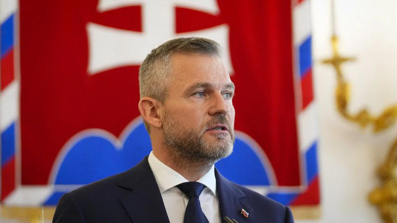 peter pellegrini is sworn in as slovakia's new president