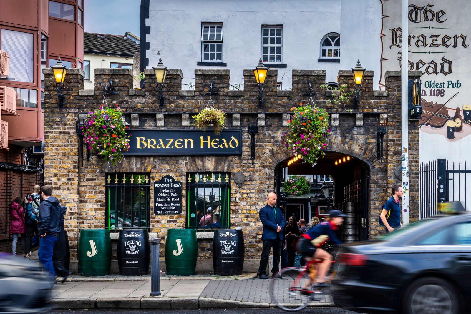 <p class="wp-caption-text">Image credit: Shutterstock / Kris Dublin</p>  <p>Established in 1198, The Brazen Head is Dublin’s oldest pub. Grab a pint of the black stuff (Guinness) and soak in the history and lively traditional music.</p>