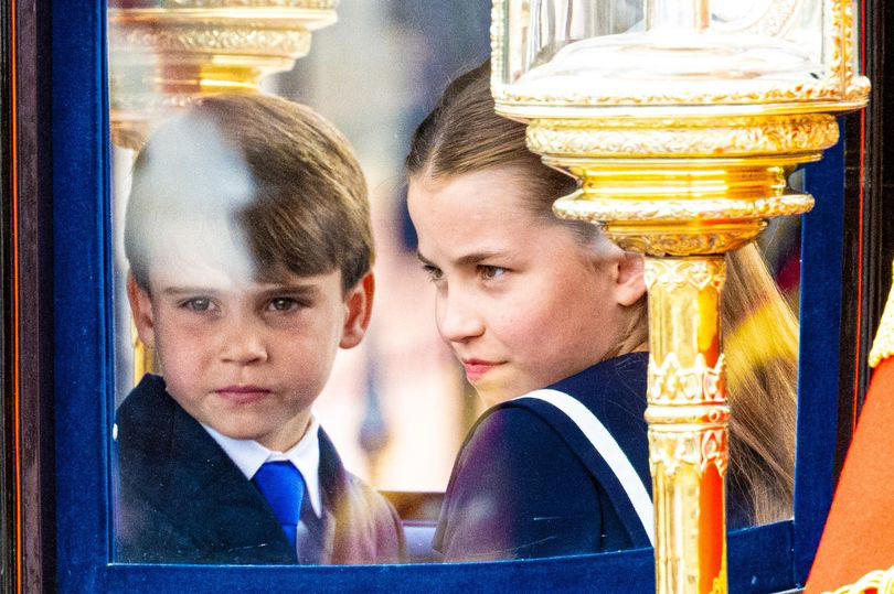 princess charlotte's touching act during carriage ride to stop rain ruining trooping parade