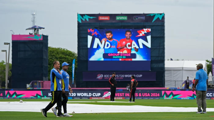 india-canada match abandoned in t20 world cup owing to wet outfield
