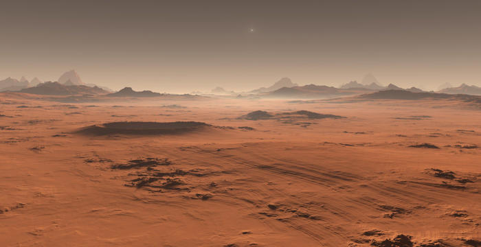 thousands of tonnes of water frost discovered on mars