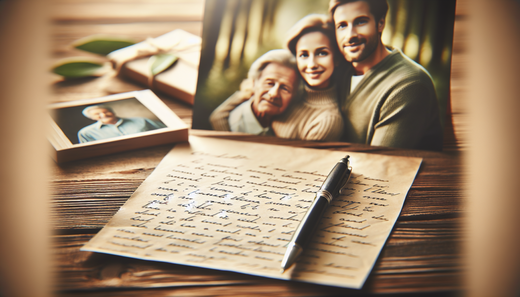 <p>Pen a sincere letter expressing your gratitude and love for him.</p>