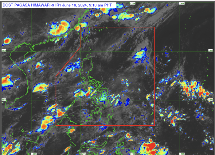 pagasa predicts humid weather, some rains in late sunday afternoon