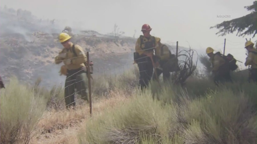 Fast-moving Brush Fire Near 5 Freeway In Gorman Burns Tens Of Thousands ...