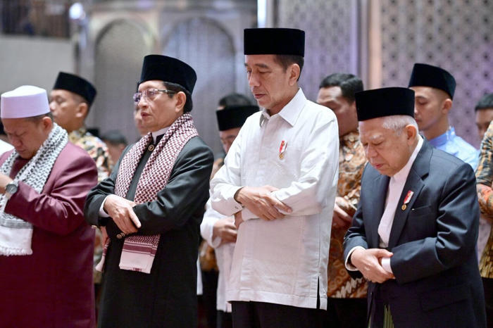 batal di majt, agenda presiden jokowi salat iduladha pindah ke masjid baiturrahman semarang