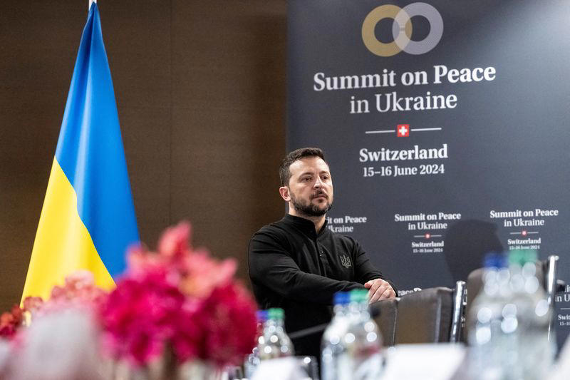ukraine summit sees hard road to peace as way forward uncertain