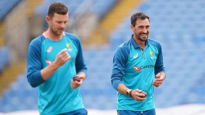 aus vs sco: mitchell starc slams media for blowing hazlewood comments 'out of proportion'